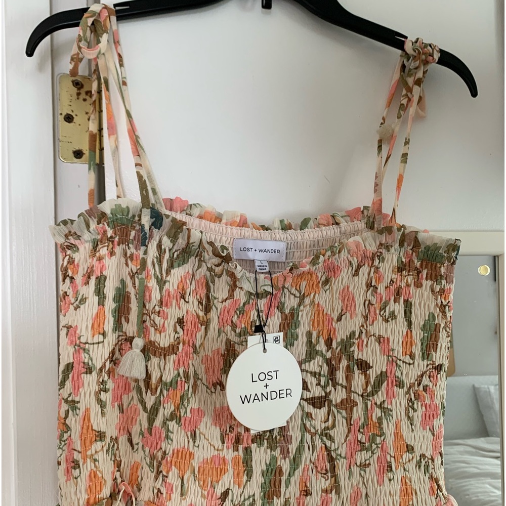 Floral maxi flowy dress